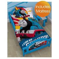 Thomas The Tank Engine Junior Toddler Bed plus Fully Sprung Mattress