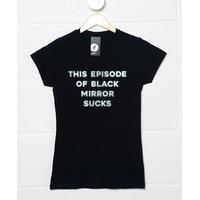 this episode sucks womens fitted style t shirt inspired by black mirro ...