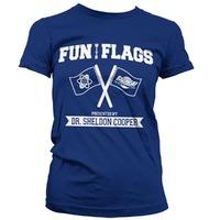 The Big Bang Theory Womens T Shirt - Fun With Flags