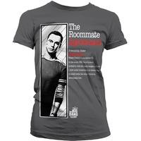 the big bang theory womens t shirt the roommate agreement