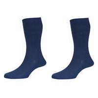 the original softop socks 3 pairs slate blue size 11 13 cotton