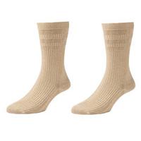 The Original Softop? Socks (3 pairs), Oatmeal, Size 11-13, Cotton