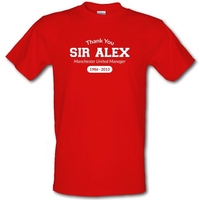 Thank You Sir Alex male t-shirt.