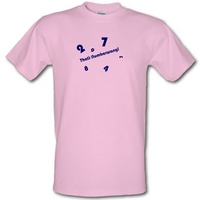 That\'s Numberwang male t-shirt.