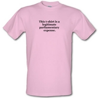 This T-Shirt Is A Legitimate Parliamentary Expense male t-shirt.