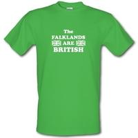 the falklands are british male t shirt