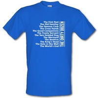 the worlds end list of pubs male t shirt