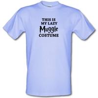 This is my Lazy Muggle Costume male t-shirt.