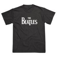 the beatles logo t shirt s