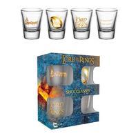 The Lord Of The Rings 4pk Shot Glass Set