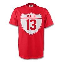 Thomas Muller Bayern Munich Crest Tee (red)