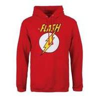 The Flash - Logo and Symbol (pullover Hoodie) (xx Large)