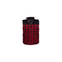 Thermal Body Warmer Fleece, red checked, in various sizes CanadianLine