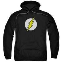 the flash logo black pullover hoodie may medium