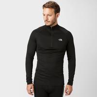 the north face mens warm long sleeve half zip baselayer black