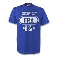 Thierry Henry France Fra T-shirt (blue)