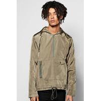 the head utility cagoule khaki