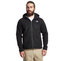 the north face mens zermatt full zip fleece hoody black black