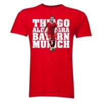 Thiago Alcantara Bayern Munich Player T-Shirt (Red) - Kids