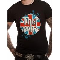 The Who - Logo Standing Men\'s Medium T-Shirt - Black
