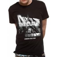 The Clash - Calling Photo Men\'s XX-Large T-Shirt - Black