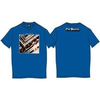 the beatles 6770 album mens small t shirt blue