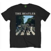 The Beatles Abbey Road Logo Men\'s Small T-Shirt - Black