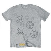 The Beatles - Bubbles Men\'s Large T-Shirt - Grey