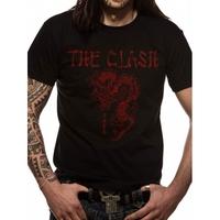 The Clash \'Dragon\' Men\'s Small T-Shirt - Black