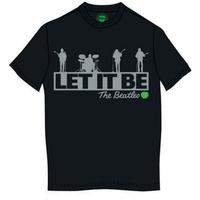 The Beatles - Rooftop Men\'s Medium T-Shirt - Black
