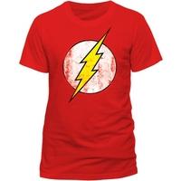 The Flash - Logo Men\'s XXXXX-Large T-Shirt - Red