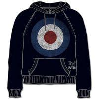 The Who Men\'s Whohood02 Target Distressed Long Sleeve Sweatshirt, Black, Small