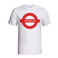 the valley london tube t shirt white