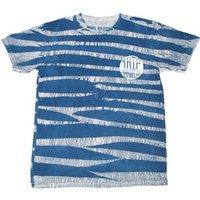 the trip trixton stripe tie dye tee bluewhite