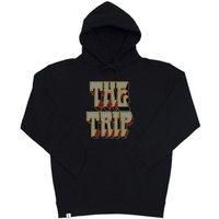 The Trip Retro Hooded Sweat - Black