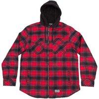 the trip flannel jacket red