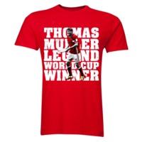 Thomas Muller World Cup Winner T-Shirt (Red) - Kids