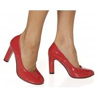 The Highest Heel Shoes Babydoll Red Patent