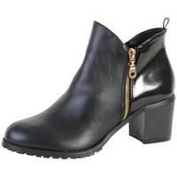 the divine factory bottine tdf2729 noir mens mid boots in black