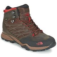 the north face hedgehog hike mid goretex mens walking boots in brown