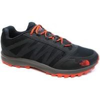 the north face litewave fastpack mens running trainers in black