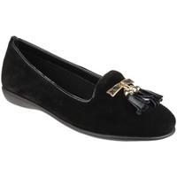 The Flexx Miss Slipper Suede Lapo Womens Tassle Slip On Shoes women\'s Shoes (Pumps / Ballerinas) in black