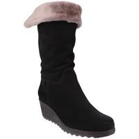 The Flexx Pick A Fur Suede Womens Boots women\'s High Boots in black
