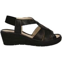 the flexx a40224 wedge sandals women black womens sandals in black