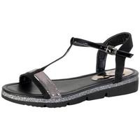 the divine factory sandales femme tdf2948 noir womens sandals in black