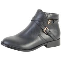 the divine factory bottine tdf830 noir womens mid boots in black