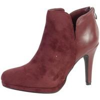 the divine factory bottine tdf2717 bordeaux womens low ankle boots in  ...