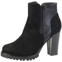 The Divine Factory Bottine TDF2750 Noir women\'s Low Ankle Boots in black