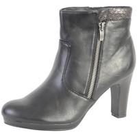 the divine factory bottine tdf2721 noir womens low ankle boots in blac ...