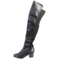 the divine factory cuissarde te3042 1 noir womens high boots in black